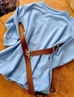 Tunika bombka błękit